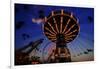 Fun Chain Swing Ride in Wildwood New Jersey-George Oze-Framed Photographic Print