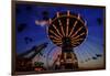 Fun Chain Swing Ride in Wildwood New Jersey-George Oze-Framed Photographic Print