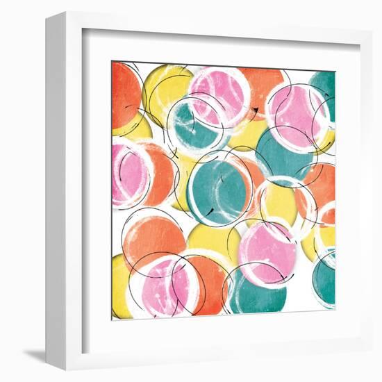 Fun Circles-OnRei-Framed Art Print