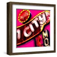 Fun City, Las Vegas-Tosh-Framed Art Print