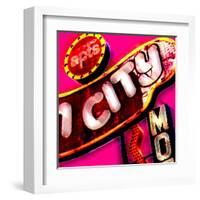 Fun City, Las Vegas-Tosh-Framed Art Print