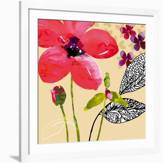 Fun Flowers I-Sandra Jacobs-Framed Giclee Print