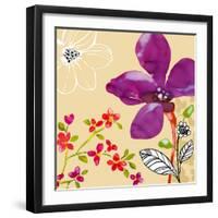 Fun Flowers II-Sandra Jacobs-Framed Giclee Print