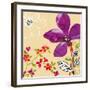 Fun Flowers II-Sandra Jacobs-Framed Giclee Print