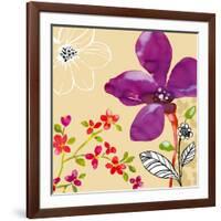 Fun Flowers II-Sandra Jacobs-Framed Giclee Print