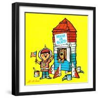 Fun for the Fourth - Jack & Jill-Audrey Walters-Framed Giclee Print