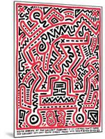 Fun Gallery Exhibition, 1983-Keith Haring-Mounted Giclee Print