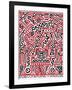 Fun Gallery Exhibition, 1983-Keith Haring-Framed Giclee Print