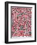 Fun Gallery Exhibition, 1983-Keith Haring-Framed Premium Giclee Print