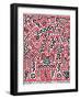 Fun Gallery Exhibition, 1983-Keith Haring-Framed Giclee Print