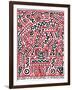 Fun Gallery Exhibition, 1983-Keith Haring-Framed Giclee Print