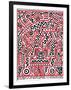 Fun Gallery Exhibition, 1983-Keith Haring-Framed Giclee Print