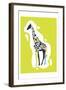 Fun Giraffe-Enrique Rodriguez Jr.-Framed Art Print