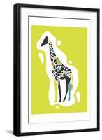 Fun Giraffe-Enrique Rodriguez Jr.-Framed Art Print