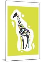 Fun Giraffe-Enrique Rodriguez Jr.-Mounted Art Print