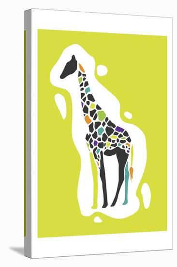 Fun Giraffe-Enrique Rodriguez Jr.-Stretched Canvas