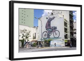 Fun Graffiti, San Telmo, Buenos Aires, Argentina-Peter Groenendijk-Framed Photographic Print