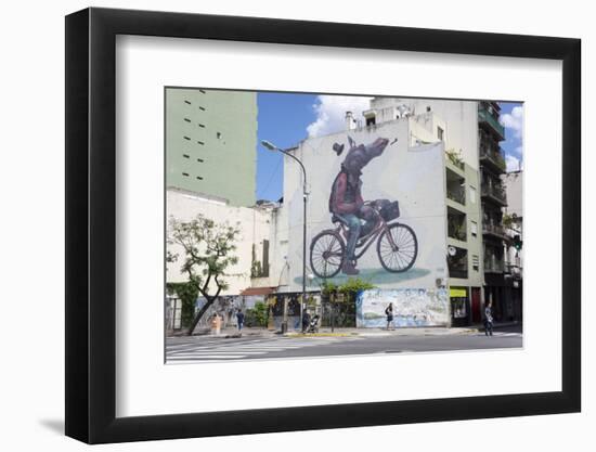 Fun Graffiti, San Telmo, Buenos Aires, Argentina-Peter Groenendijk-Framed Photographic Print