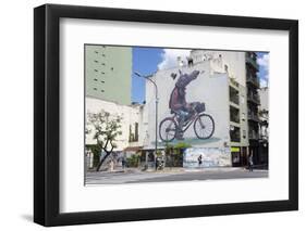 Fun Graffiti, San Telmo, Buenos Aires, Argentina-Peter Groenendijk-Framed Photographic Print