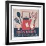 Fun in Kitchen I-Asmaa’ Murad-Framed Giclee Print