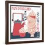 Fun in Kitchen II-Asmaa’ Murad-Framed Giclee Print