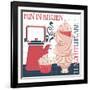 Fun in Kitchen II-Asmaa’ Murad-Framed Giclee Print