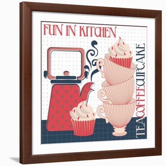 Fun in Kitchen II-Asmaa’ Murad-Framed Giclee Print
