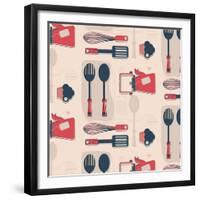 Fun in Kitchen III-Asmaa’ Murad-Framed Giclee Print