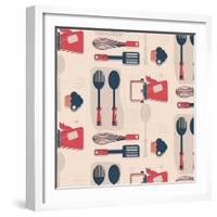 Fun in Kitchen III-Asmaa’ Murad-Framed Giclee Print