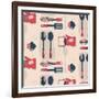 Fun in Kitchen III-Asmaa’ Murad-Framed Giclee Print