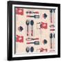 Fun in Kitchen III-Asmaa’ Murad-Framed Giclee Print