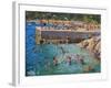 Fun in the Sea, Rovinj, Croatia, 2016-Andrew Macara-Framed Giclee Print