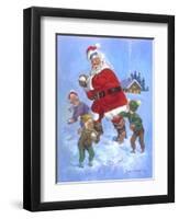 Fun in the Snow-Hal Frenck-Framed Giclee Print