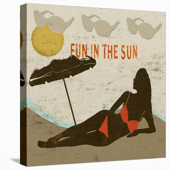 Fun in the Sun-Karen J^ Williams-Stretched Canvas