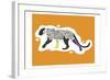 Fun Leopard-Enrique Rodriguez Jr.-Framed Art Print