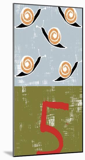Fun Numbers - Five-Lisa Stickley-Mounted Giclee Print