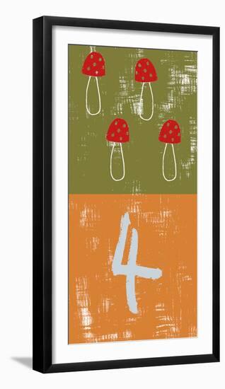 Fun Numbers - Four-Lisa Stickley-Framed Giclee Print