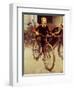 Fun on Bikes (or Boys on Bicycles)-Norman Rockwell-Framed Giclee Print