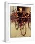 Fun on Bikes (or Boys on Bicycles)-Norman Rockwell-Framed Giclee Print