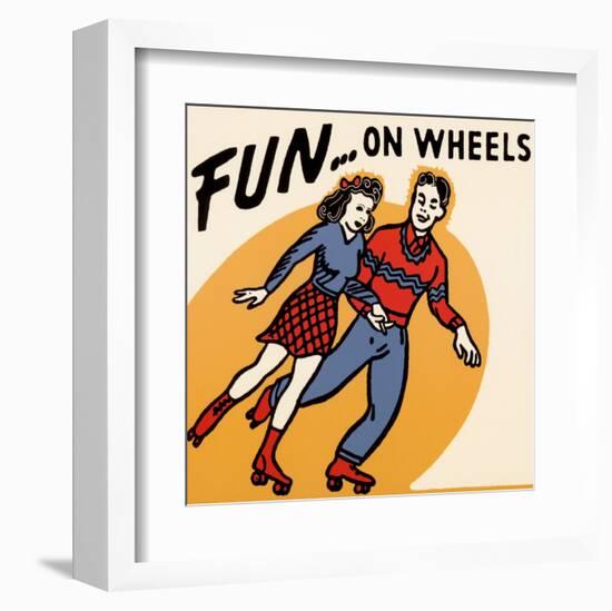 Fun… On Wheels-null-Framed Art Print