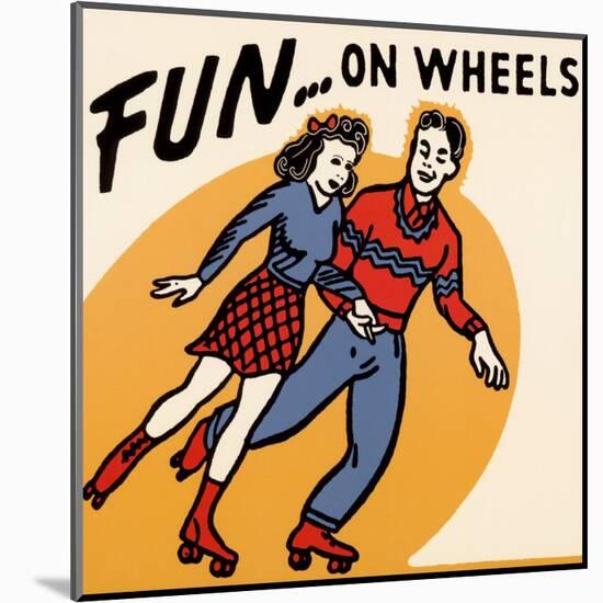 Fun… On Wheels-null-Mounted Art Print