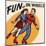 Fun… On Wheels-null-Mounted Art Print