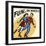 Fun...On Wheels-Retro Series-Framed Art Print