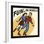 Fun...On Wheels-Retro Series-Framed Art Print