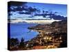 Funchal at Sunset, Madeira, Portugal-Mauricio Abreu-Stretched Canvas