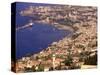 Funchal & Its Church, Madeira, Portugal-Walter Bibikow-Stretched Canvas