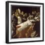 Funérailles de saint Bonaventure-Francisco de Zurbarán-Framed Giclee Print