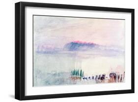 Funeral at Lausanne, 1841-J. M. W. Turner-Framed Giclee Print