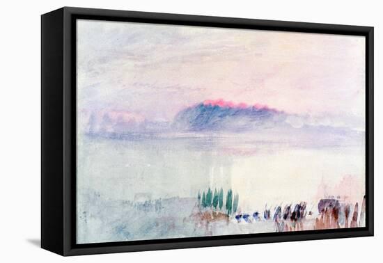 Funeral at Lausanne, 1841-J. M. W. Turner-Framed Stretched Canvas