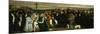 Funeral at Ornans, France, 1849-Gustave Courbet-Mounted Giclee Print